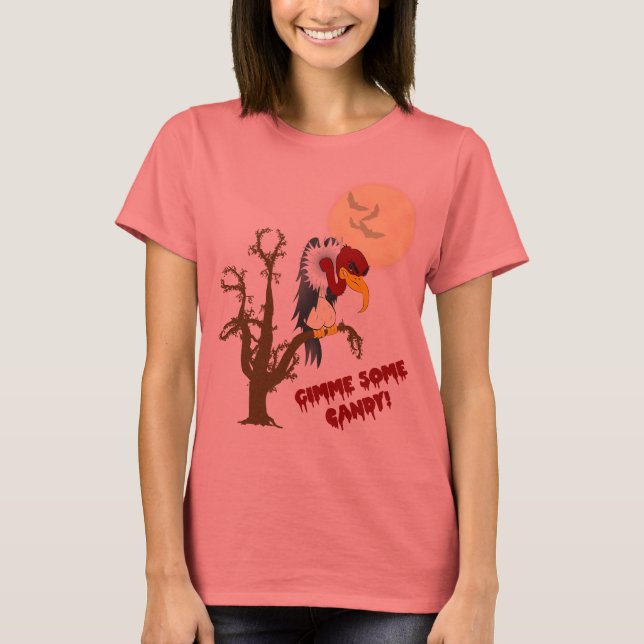 Camiseta Buzzard de Halloween (Anverso)