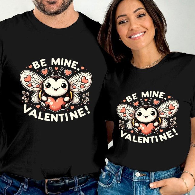 Camiseta Buzzing Love Bee Mine Día de San Valentín (Subido por el creador)