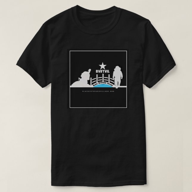 Camiseta BVETVIL negra (Diseño del anverso)