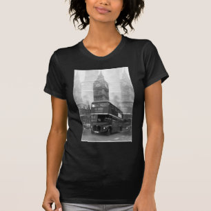 Camiseta BW Black & White London Bus & Big Ben