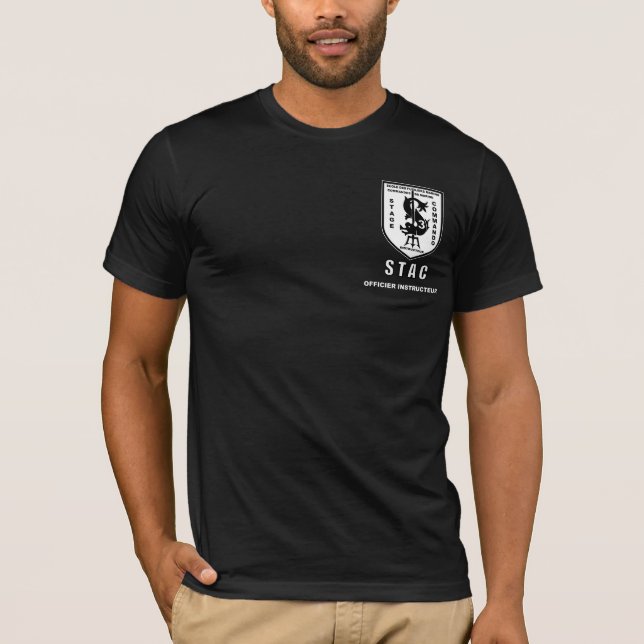Camiseta Bw DELANTERO de STAC, OFFICIER INSTRUCTEUR (Anverso)