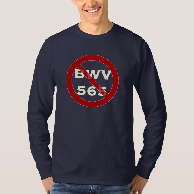 Camiseta BWV565 prohibido (Anverso)