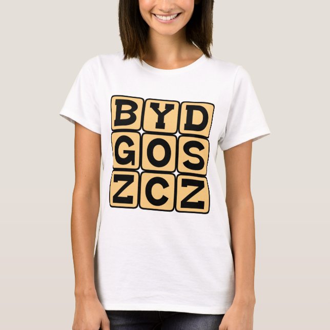 Camiseta Bydgoszcz, Ciudad en Polonia (Anverso)