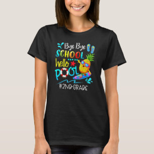 Camiseta Bye Bye School Hello Pool Hello Summer Team 2G