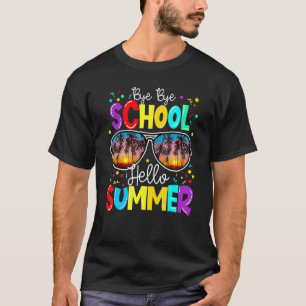 Camiseta Bye Bye School Hola profesor de verano Feliz día p