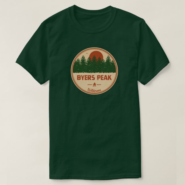 Camiseta Byers Peak Wilderness Colorado (Diseño del anverso)