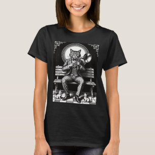 Camiseta Byleth Un Músico Elegante con Cabeza de Gato