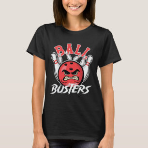 Camiseta Byll Busters Bowling Couple Bowler Bowler Alley B