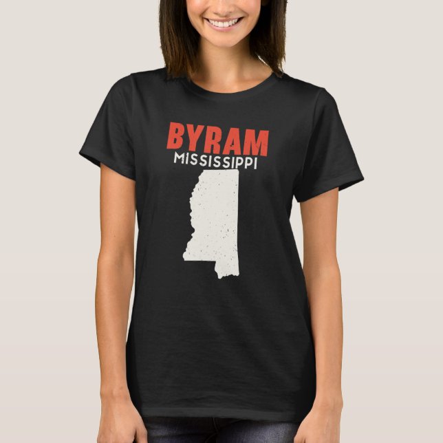 Camiseta Byram Mississippi Estados Unidos Misiones de viaje (Anverso)