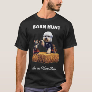Camiseta Byrn Hunt Lover - Rat Cute Y Dandie Dinmont Dog