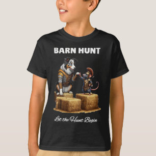 Camiseta Byrn Hunt Lover - Warrior Rat Blue Merle Tri Borde