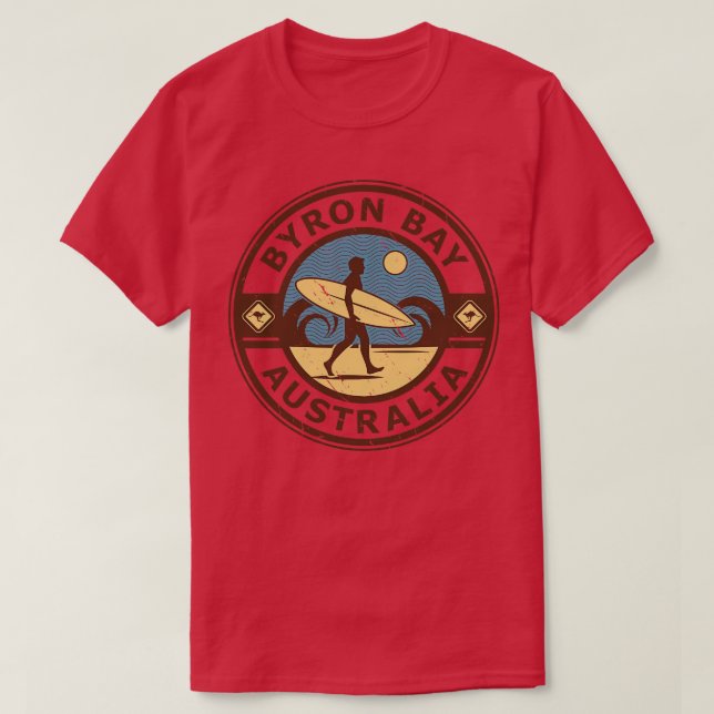 Camiseta Byron Bay Australia 3 (Diseño del anverso)