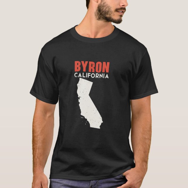 Camiseta Byron California Estados Unidos California Travel  (Anverso)