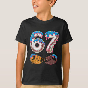 Camiseta Bysebyll 67 - Goteo de helado 67 Meme Divertido Ju