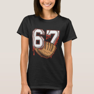 Camiseta Bysebyll 67 Seis Siete Alpha Jerga 6 7 Meme Niños