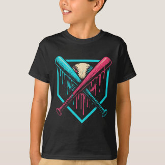 Camiseta Bysebyll Drip Para Niños Helado Drip Juventud Niño