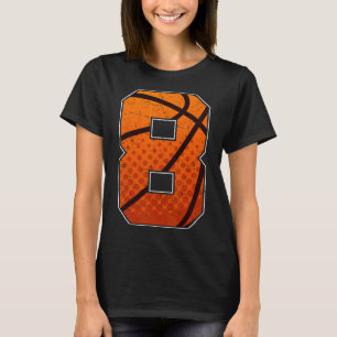 Camiseta Bysketbyll Cumpleaños 8 Para Niño De Ocho Años O G