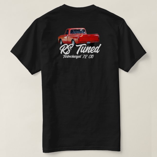 Camiseta C10 sintonizada con RS (Reverso del diseño)