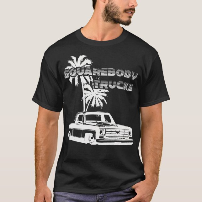 Camiseta C10JimmySquarebody CamiónSuburbanoBlazerSilverados (Anverso)