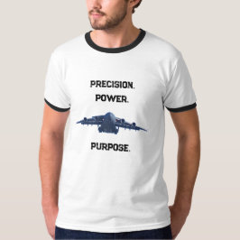 CAMISETA C-17 GLOBEMASTER POTENCIA PRECISA CON PROPÓSITO