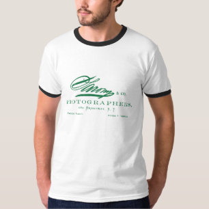 Camiseta C. 1870 Napoleón Sarony, fotógrafo estadounidense