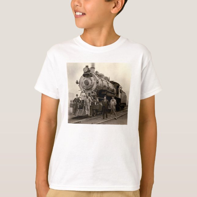 Camiseta C. 1905 tren de ferrocarril (Anverso)