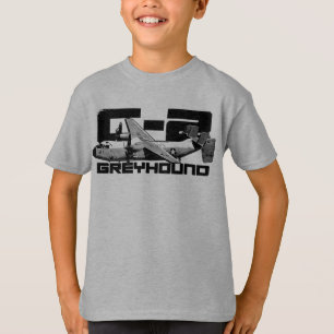 Camiseta C-2 Los niños de Greyhound disfrutan de la comodid