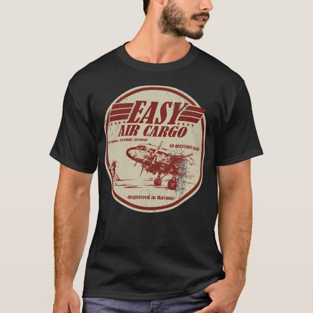 Camiseta C-47 Skytrain - Dc-3 Dakota Easy Air Cargo (Distre (Anverso)