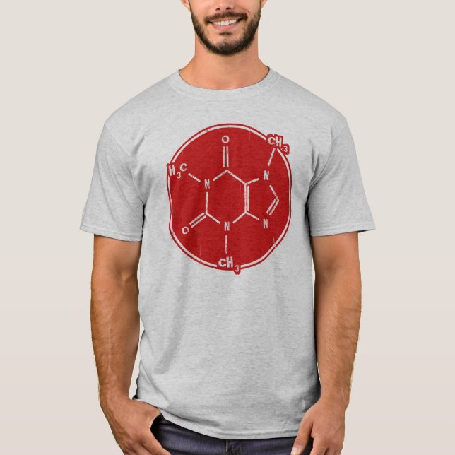 Camiseta C-C-Cafeína (Anverso)