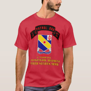 Camiseta C Co 52ª Patrulla De Infantería Rifles Listos Para