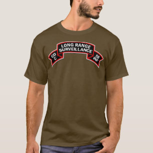Camiseta C Co 58º pergamino de infantería LRRP con DS X