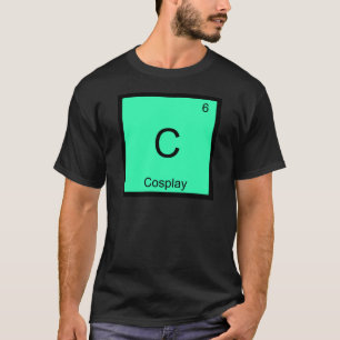 Camiseta C - Cosplay Chemistry Element Symbol Costume Tee