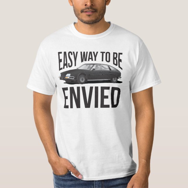 Camiseta C CX: una manera fácil de envidiar (Anverso)