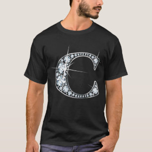 Camiseta "C" de Diamond Bling