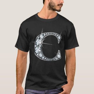 Camiseta "C" de Diamond Bling