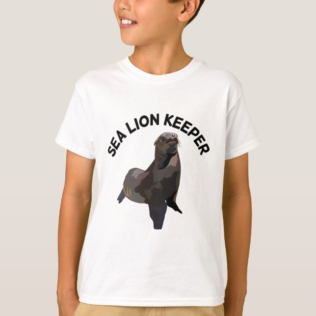 Camiseta C es para California Sealion Keeper (Anverso)