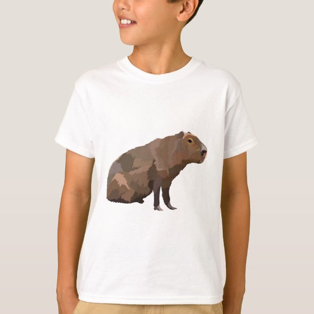 Camiseta C es para Capybara (Anverso)