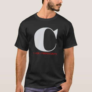 Camiseta C es para ciberseguridad