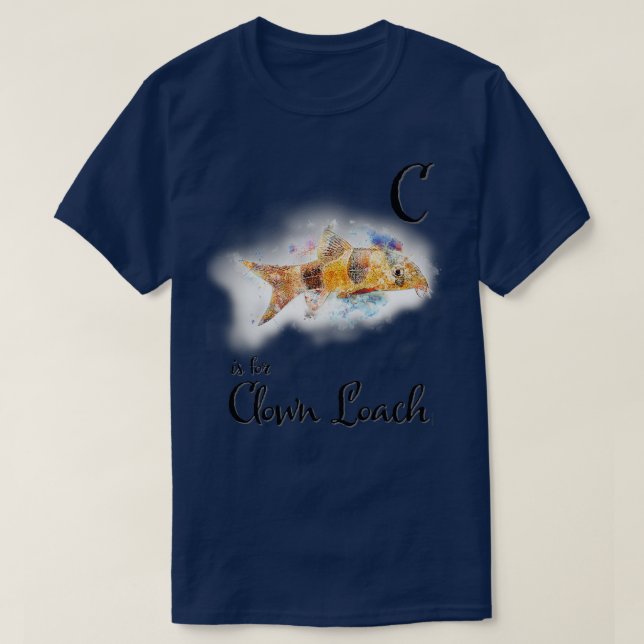 Camiseta C es para Clown Loach (Diseño del anverso)