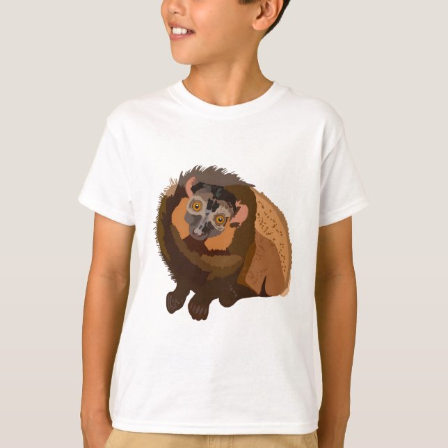 Camiseta C es para Collared Brown Lemur (Anverso)