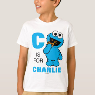 Camiseta C es para Cookie Monster   Añadir su nombre
