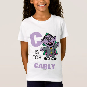 Camiseta C es para Count von Count   Añadir su nombre