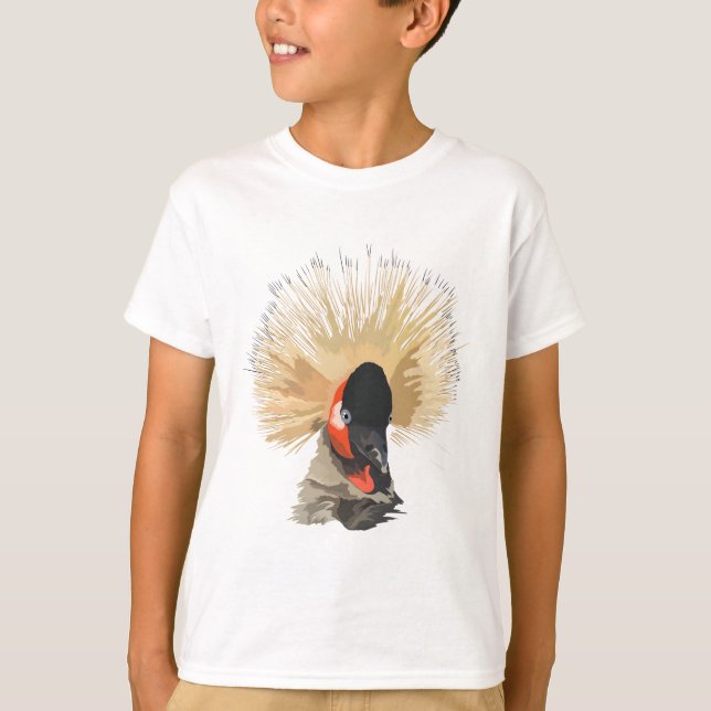 Camiseta C es para Crowned Crane (Anverso)