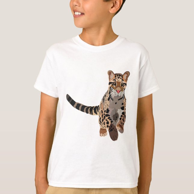 Camiseta C es para el leopardo nublado (Anverso)
