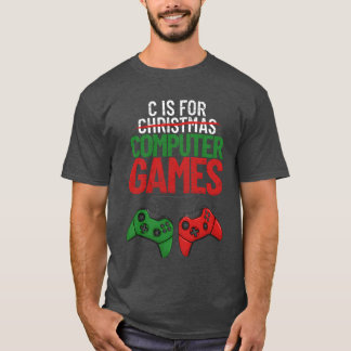 Camiseta C Es Para Juegos De Computadora Videojuego Gift Av