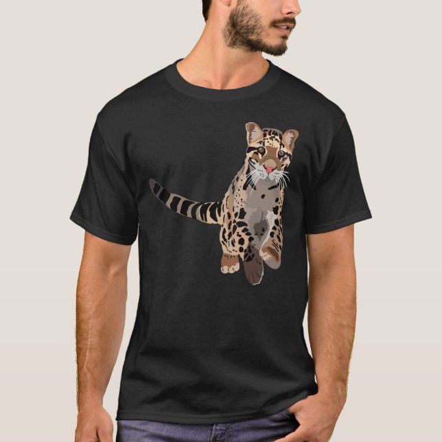 Camiseta C Es Para Leopardo Nublado   (Anverso)