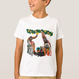 Camiseta C es para Navidades en el zoológico