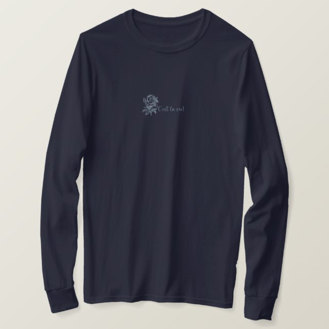 Camiseta C´Est La Vie (Anverso del diseño)