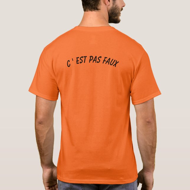 CAMISETA C EST PAS FAUX (Reverso)
