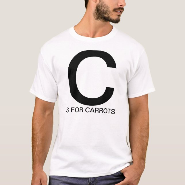 Camiseta C está para las zanahorias (Anverso)